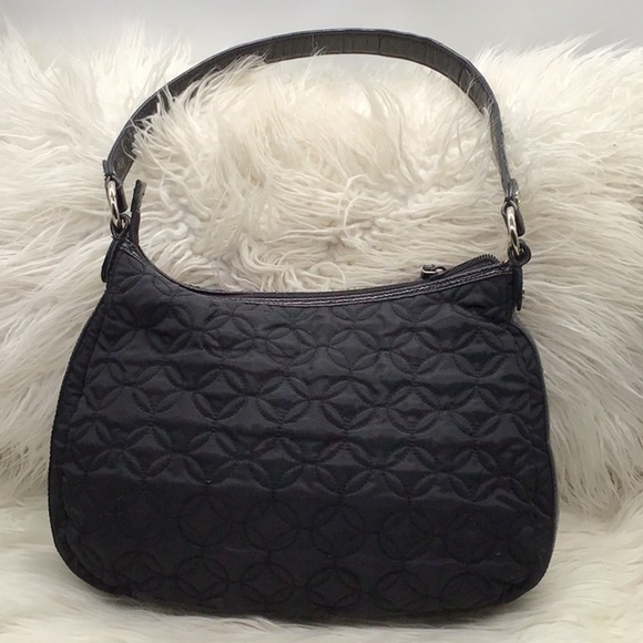 Vera Bradley Black Quilted Shoulder Bag - Picture 2 of 12
